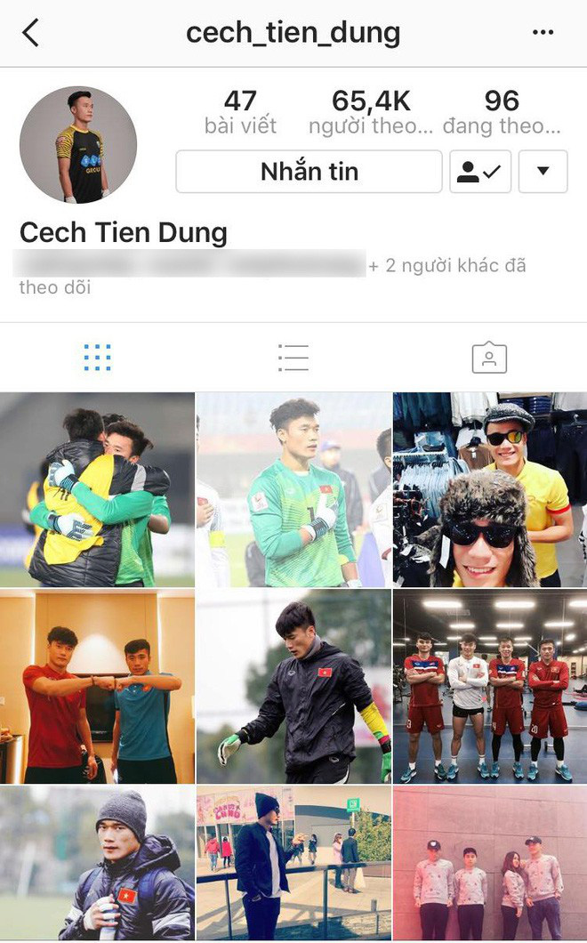 Thủ môn Bùi Tiến Dũng đã hủy theo dõi Minh Tú trên Instagram - Ảnh 1.