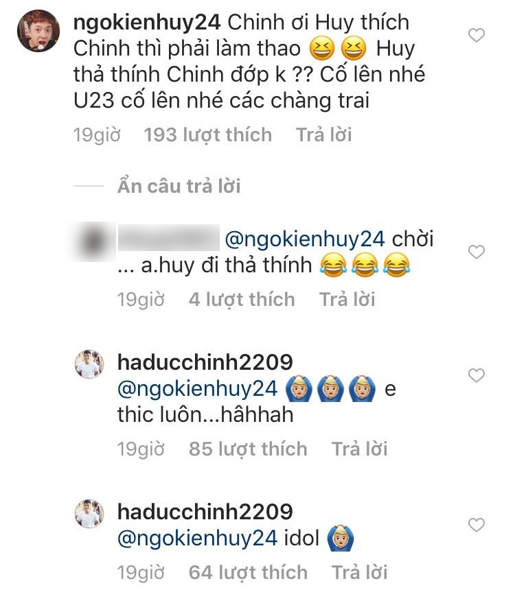 Bạn đã biết đến cuộc đối thoại cực lầy lội của Ngô Kiến Huy và cầu thủ Đức Chinh chưa? - Ảnh 1. Bạn đã biết đến cuộc đối thoại cực lầy lội của Ngô Kiến Huy và cầu thủ Đức Chinh chưa? - Ảnh 1.