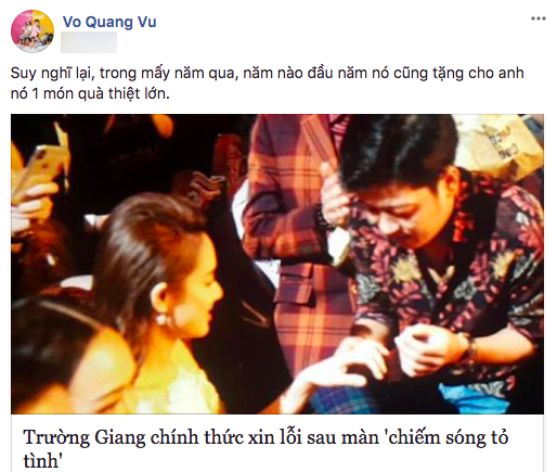 Anh trai đăng chia sẻ mỉa mai sau khi Trường Giang lên tiếng xin lỗi vì màn cầu hôn Nhã Phương? - Ảnh 2. Anh trai đăng chia sẻ mỉa mai sau khi Trường Giang lên tiếng xin lỗi vì màn cầu hôn Nhã Phương? - Ảnh 2.