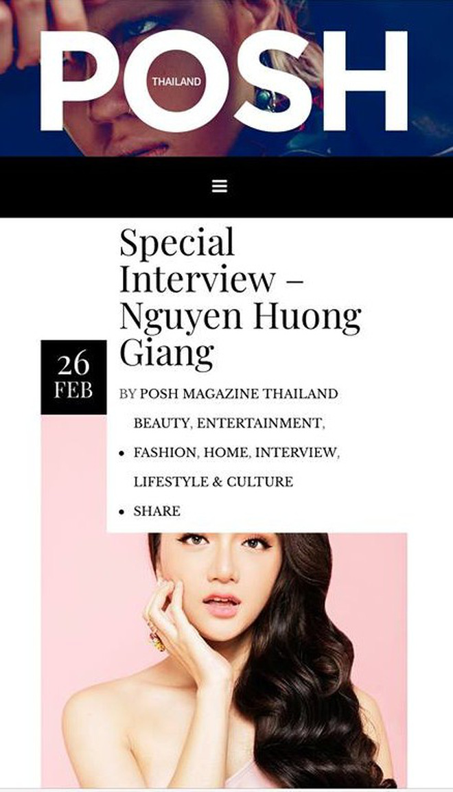 Hương Giang lại xuất hiện nổi bật trên tạp chí Thái, kể về việc bị ức hiếp và kì thị giới tính - Ảnh 1.