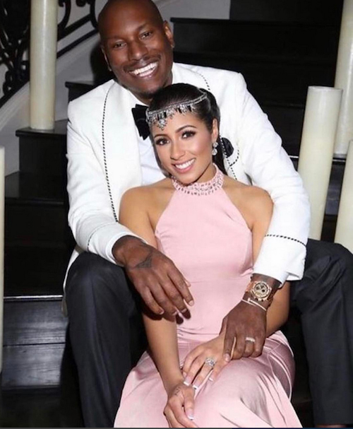 Nam diễn viên Fast and Furious Tyrese bí mật kết hôn với cô bạn gái Samantha Lee Gibson vào ngày Valentine 2017. Tyrese đã giữ kín cô dâu của anh suốt 2 năm hẹn hò và chỉ tiết lộ sau khi đã kết hôn. Samantha Lee là một nhà hoạt động xã hội, đã tốt nghiệp Đại học Georgia chuyên ngành Công tác xã hội.