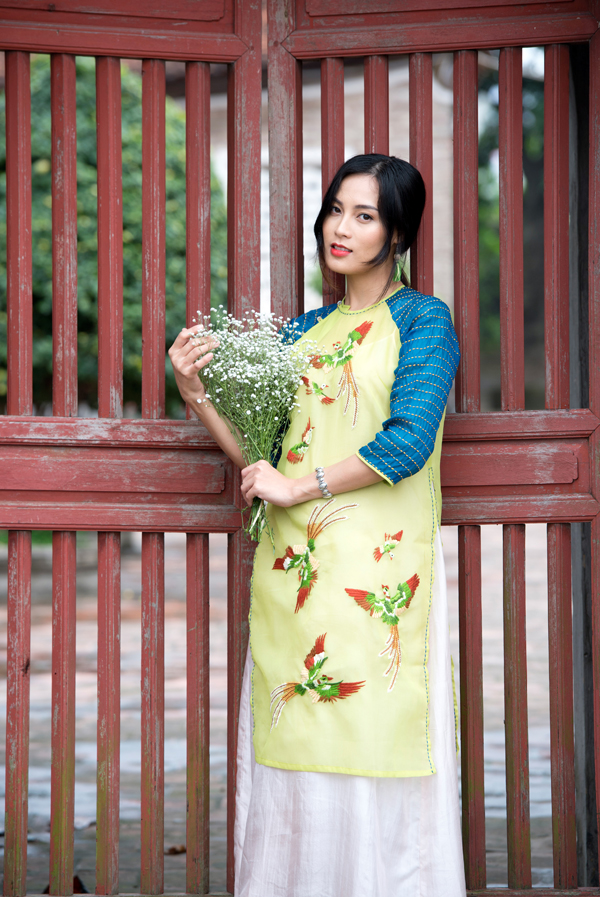 Ngọc Anh - một trong ba nữ diễn viên chính của Thương nhớ ở ai.